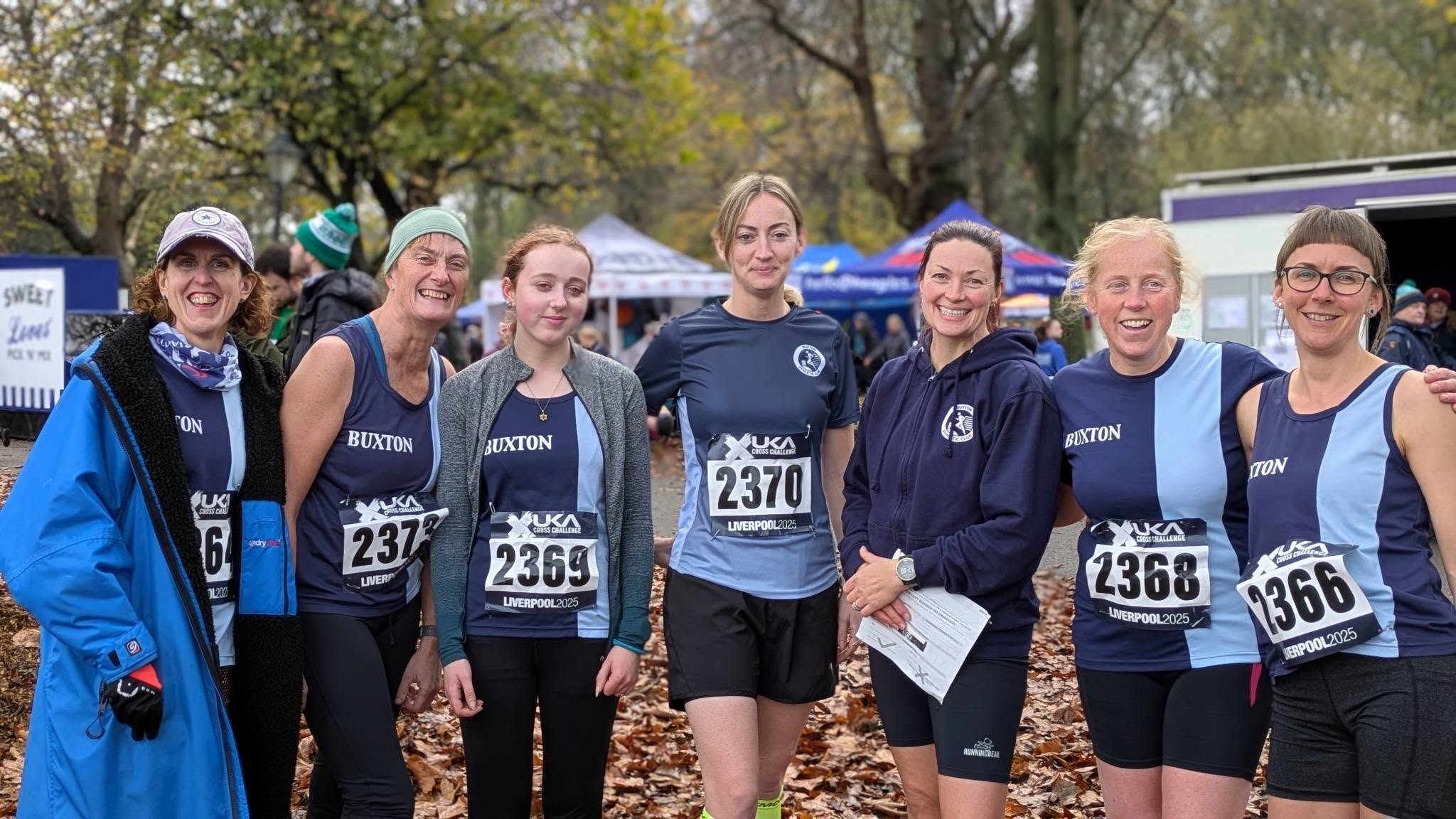 Buxton Athletic Club runners together in the Peak District